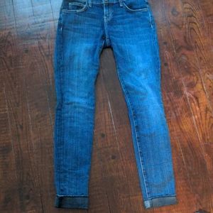 Current Elliott The Rolled skinny jeans